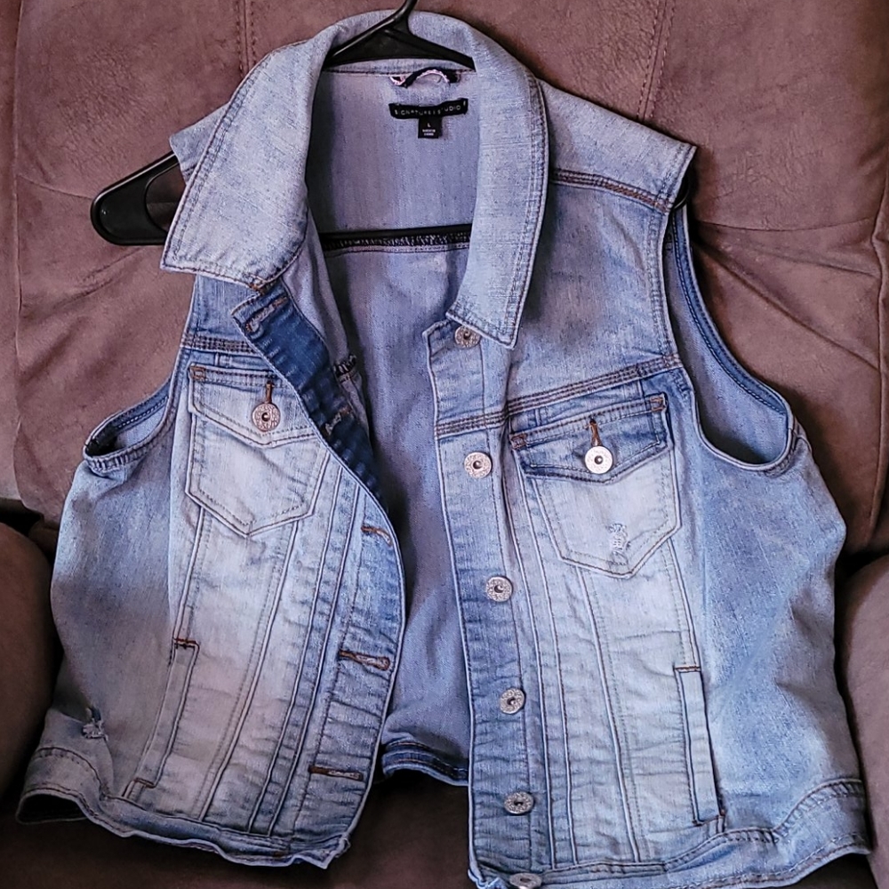 Denim vest